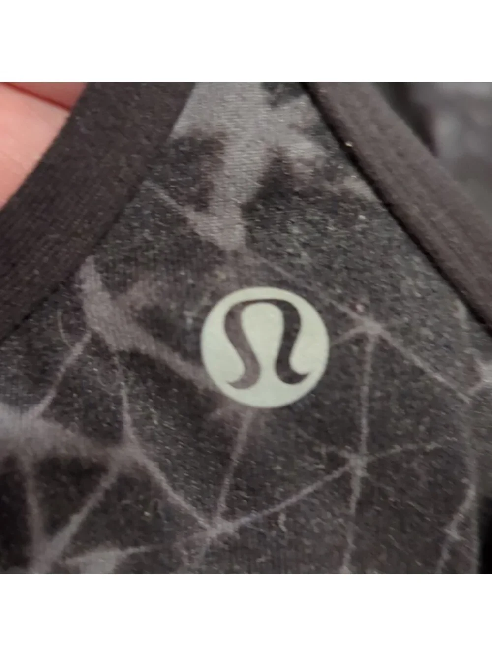 Lululemon Power Y Tank *Luon Star Crushed Coal Black / Black